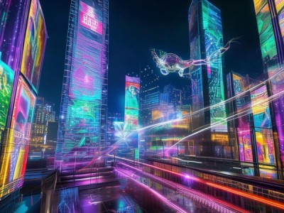 科技背景墙，创意与时尚的未来装饰设计