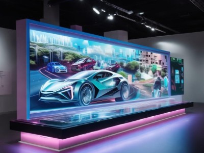 汽车科技动态展板，未来车智新图景，不容错过