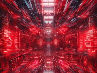 红色文化科技动态壁纸，科技赋能红色文化，未来引领时代高度